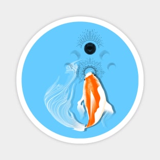 Koi fish 2 Magnet